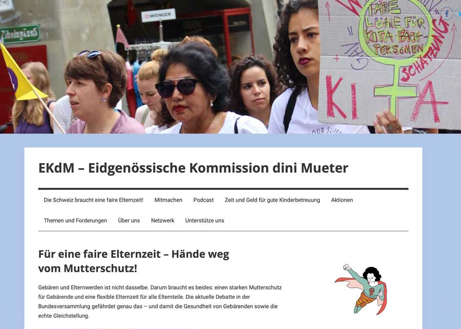 Netzwerken: EKdM Eidgenössische Kommission dini Mueter