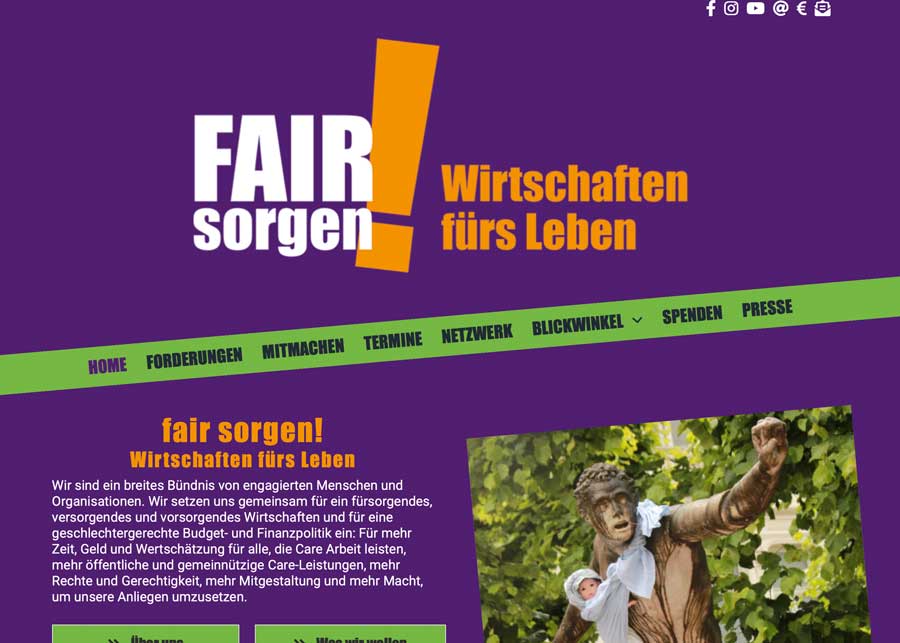 Netzwerken: fair sorgen!