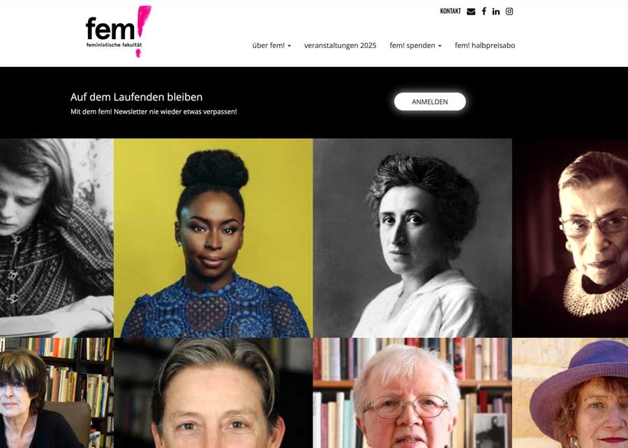 Netzwerken: feministische Fakultät