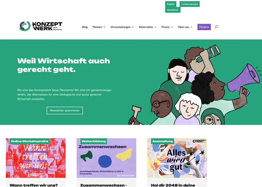 Netzwerken: Konzept Werk Neue Ökonomie